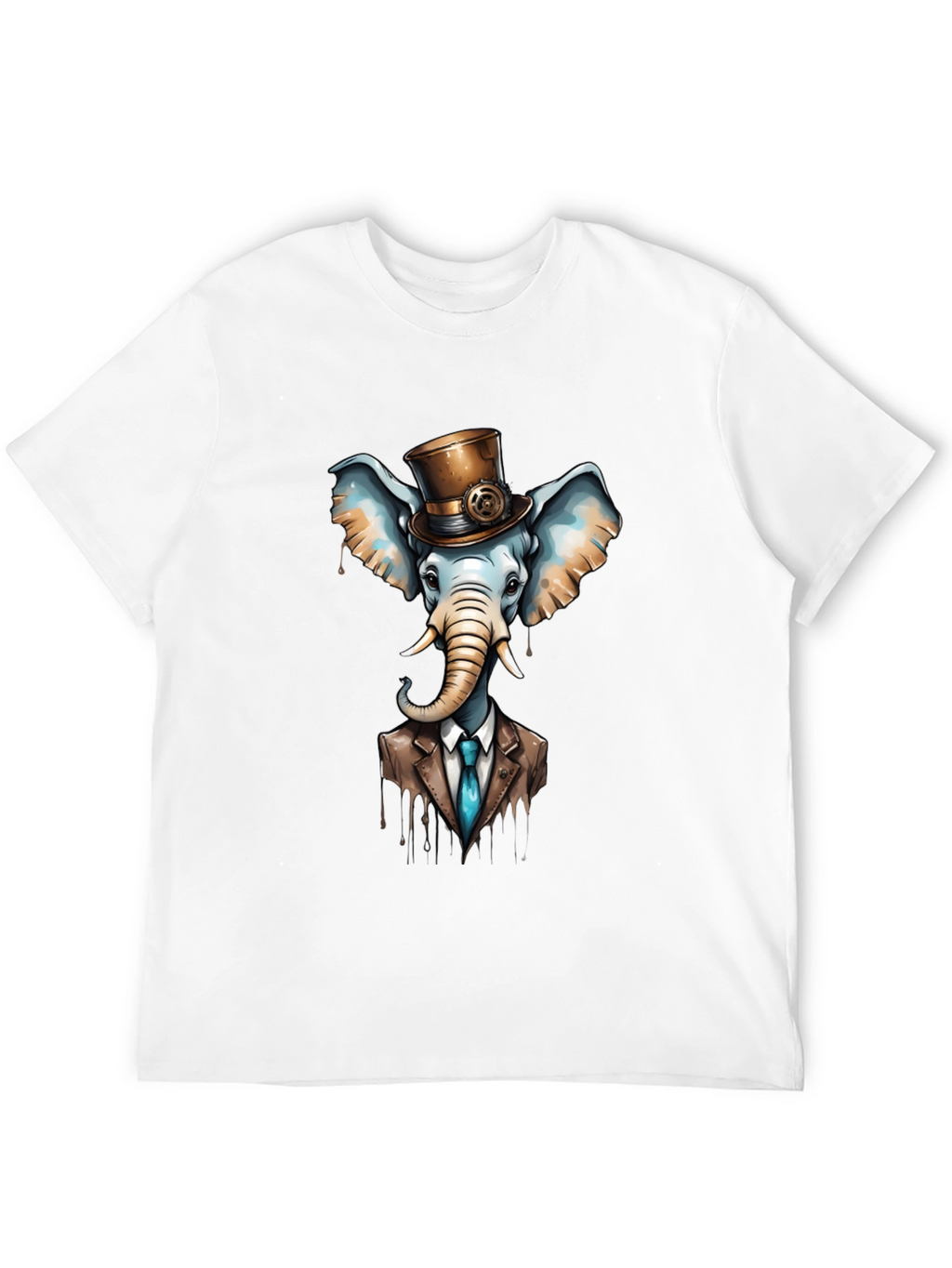 Steampunk Elephant T-Shirt - Classy Animal Tee