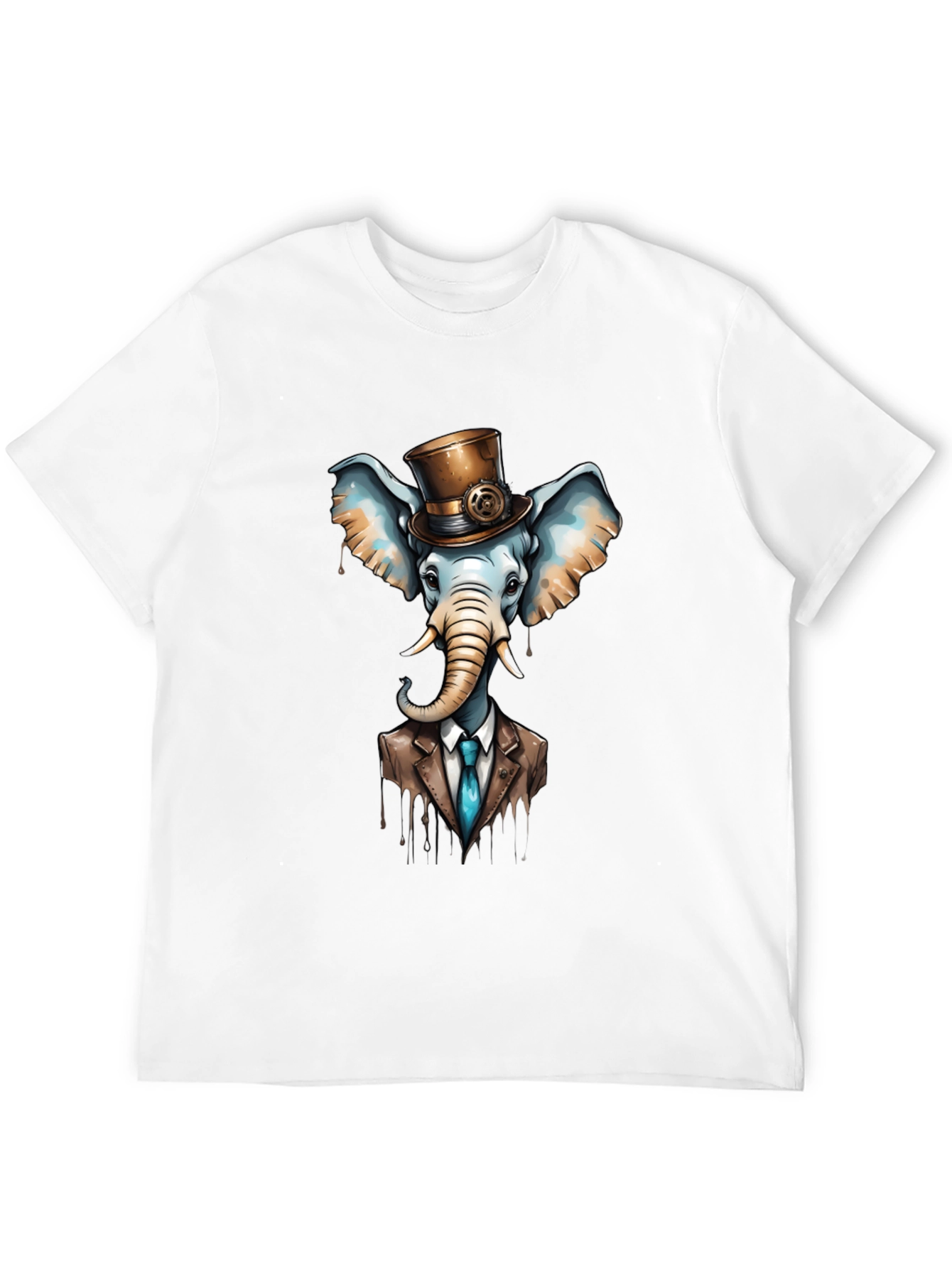 Steampunk Elephant T-Shirt - Classy Animal Tee