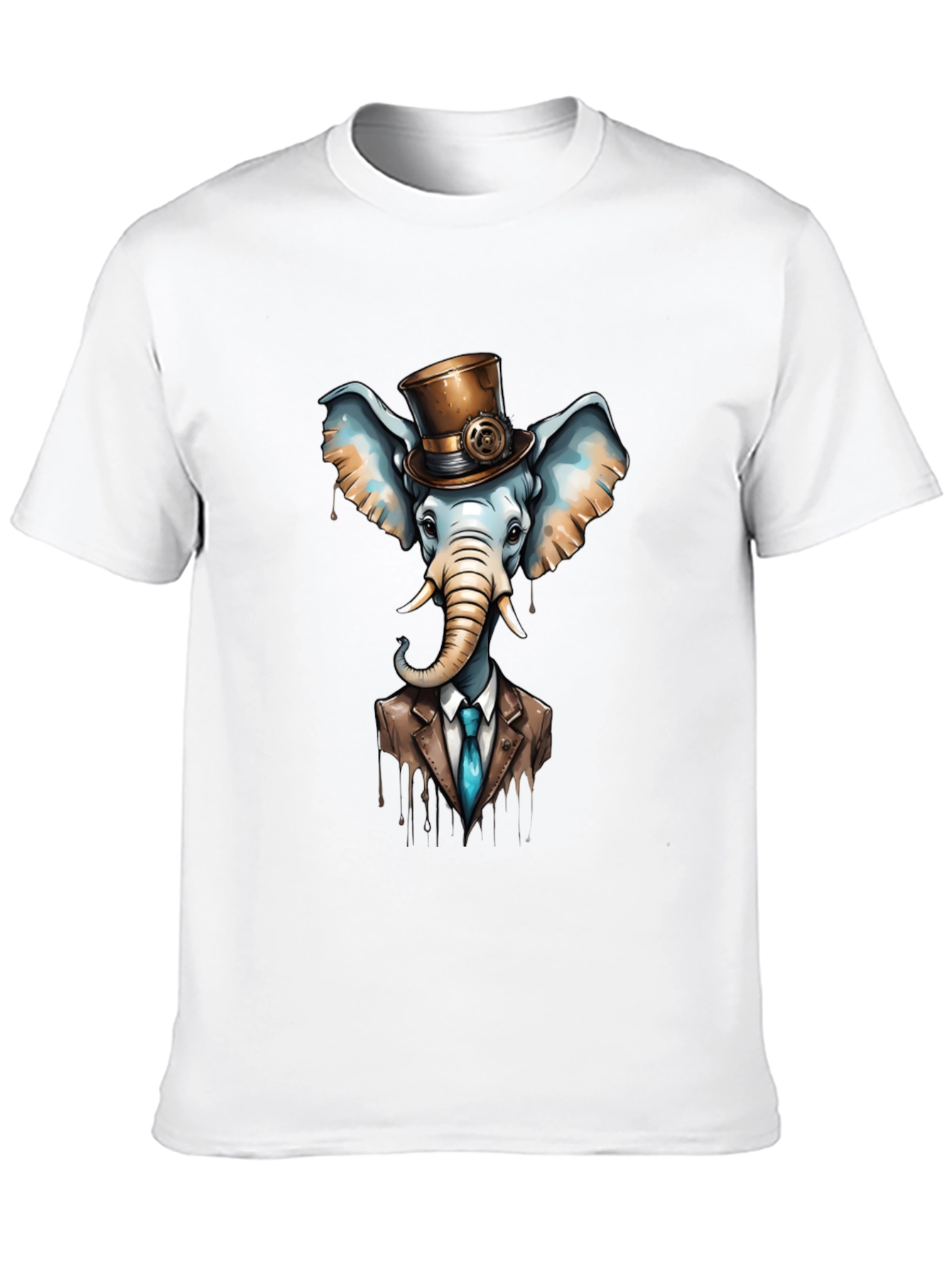 Steampunk Elephant T-Shirt - Classy Animal Tee