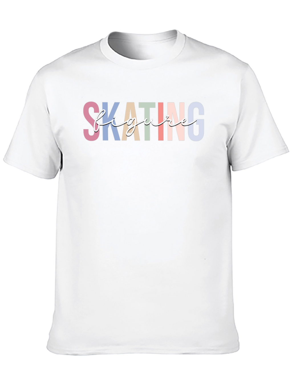 Figure Skating T-Shirt - Black Short Sleeve Tee