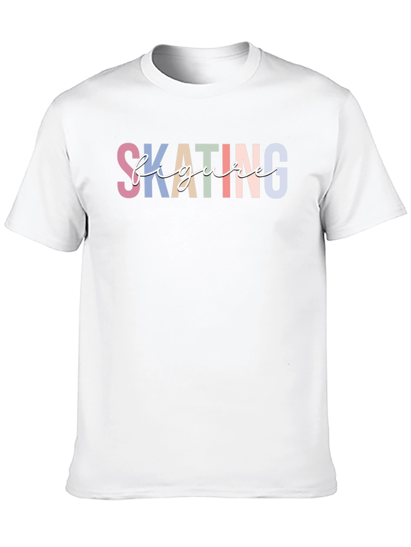 Figure Skating T-Shirt - Black Short Sleeve Tee