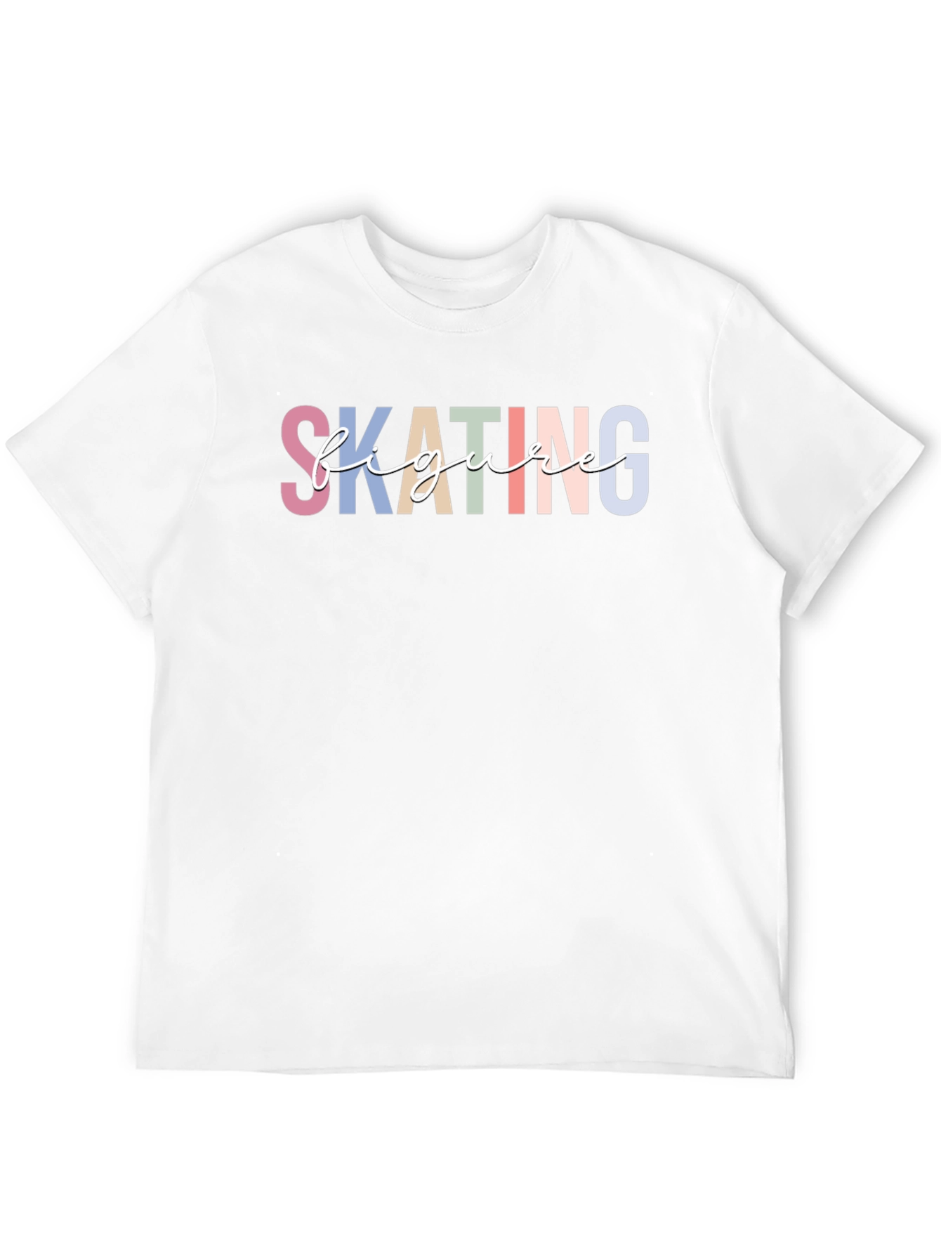 Figure Skating T-Shirt - Black Short Sleeve Tee