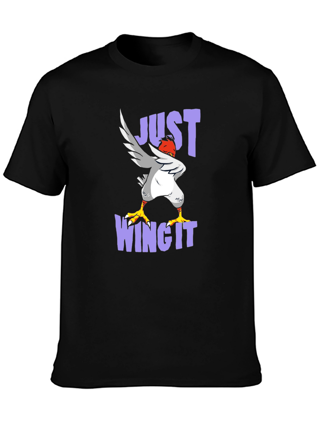 Just Wing It Chicken Dabbing T-Shirt