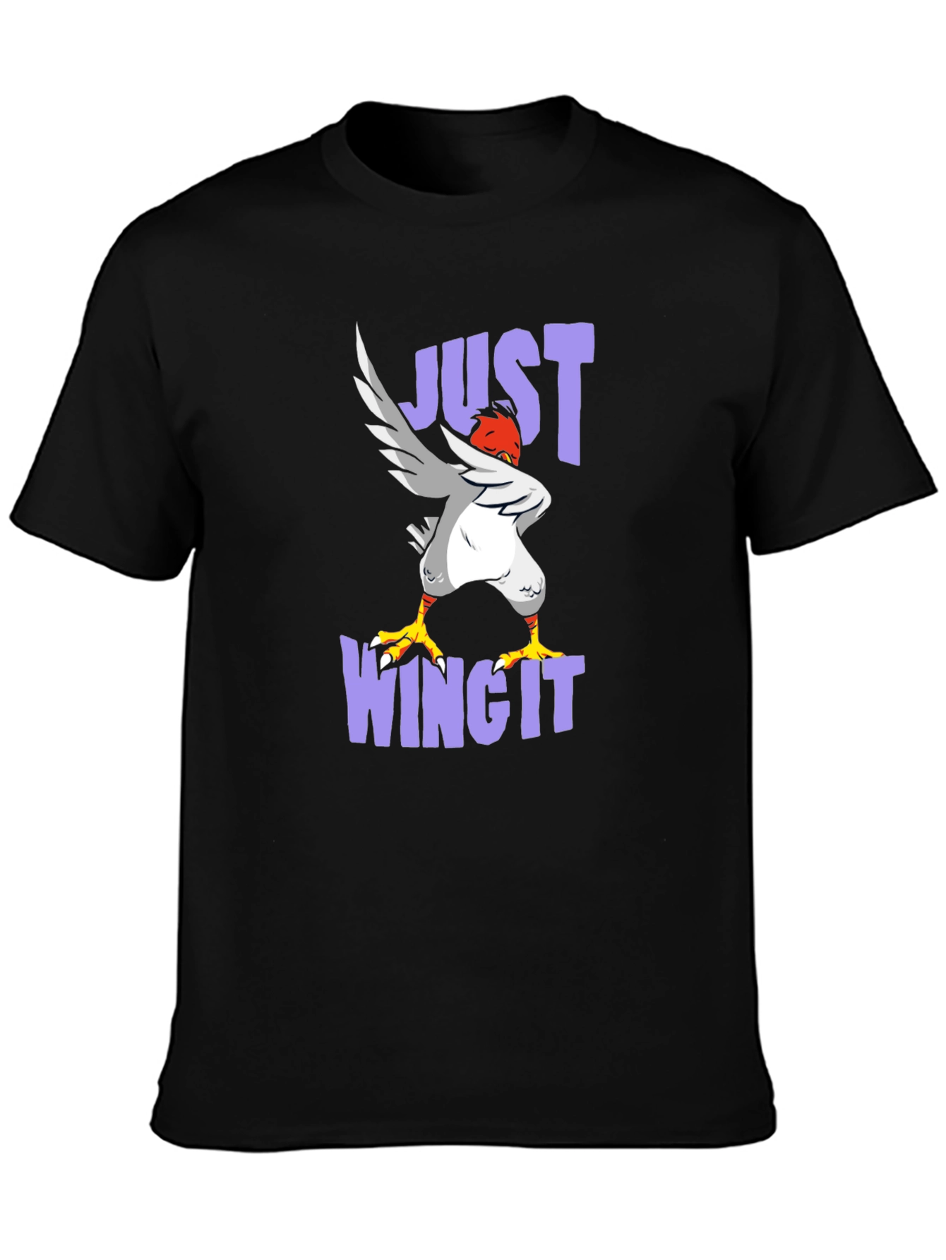 Just Wing It Chicken Dabbing T-Shirt