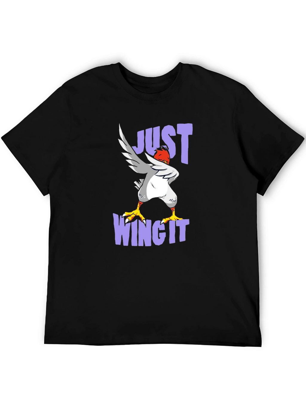 Just Wing It Chicken Dabbing T-Shirt