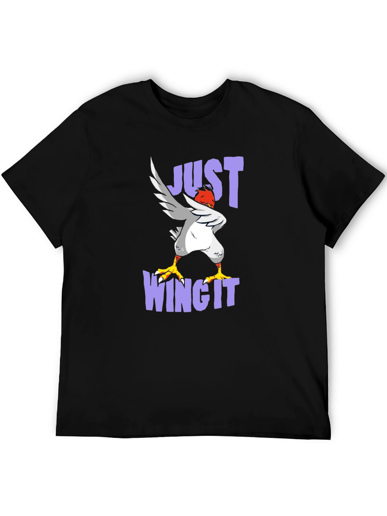 Just Wing It Chicken Dabbing T-Shirt