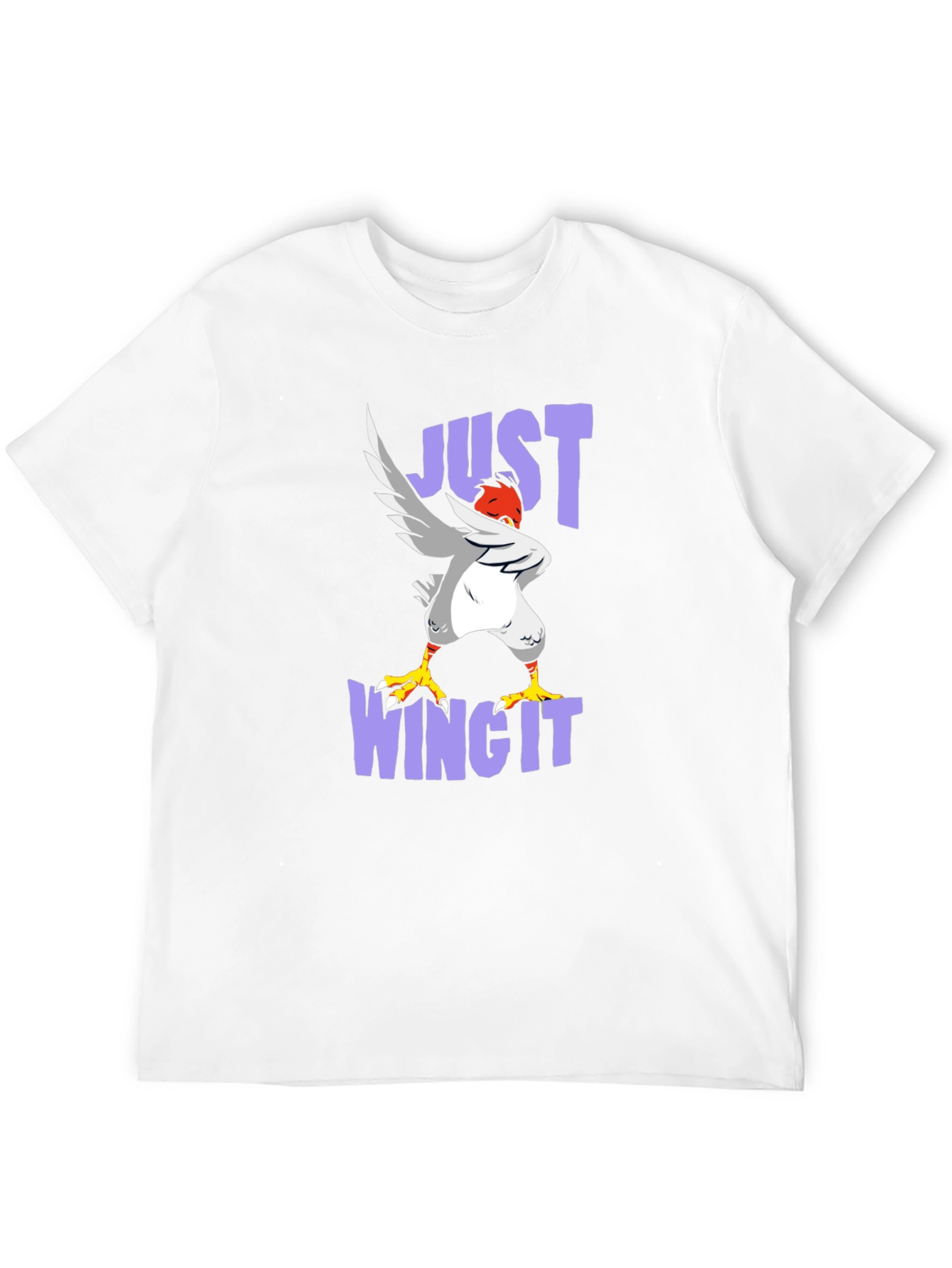 Just Wing It Chicken Dabbing T-Shirt