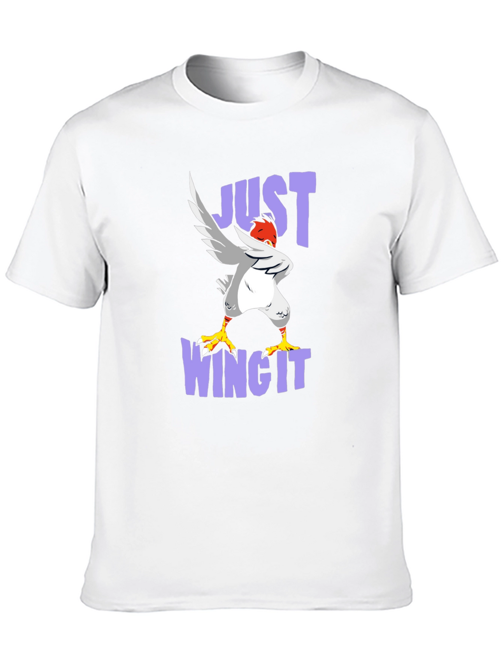 Just Wing It Chicken Dabbing T-Shirt
