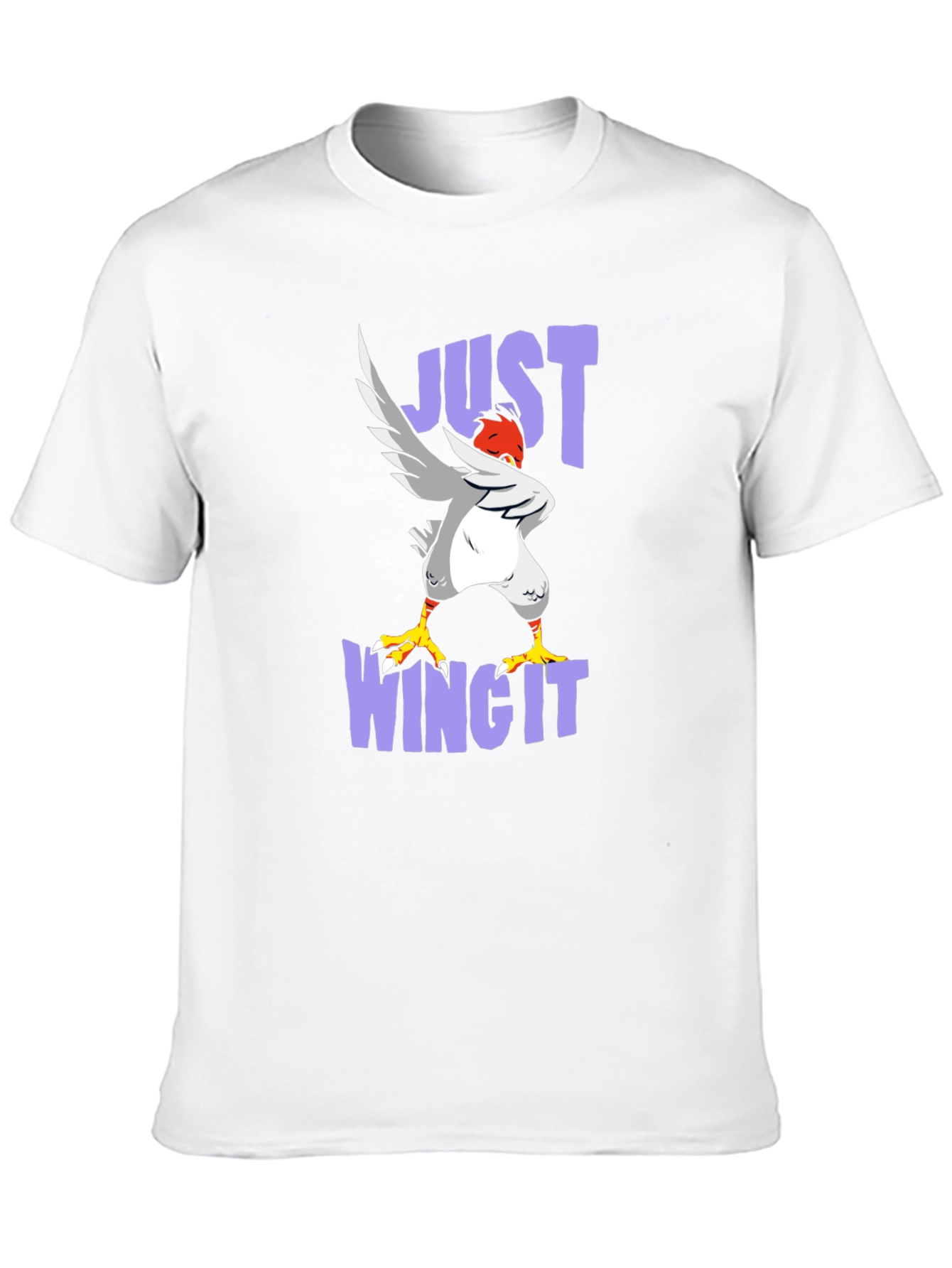 Just Wing It Chicken Dabbing T-Shirt