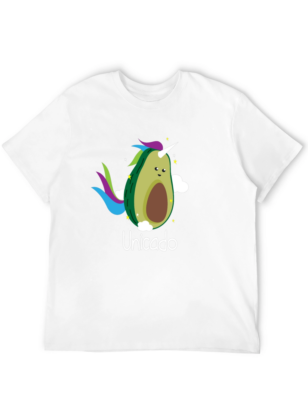 Unicado Avocado Unicorn Black T-Shirt