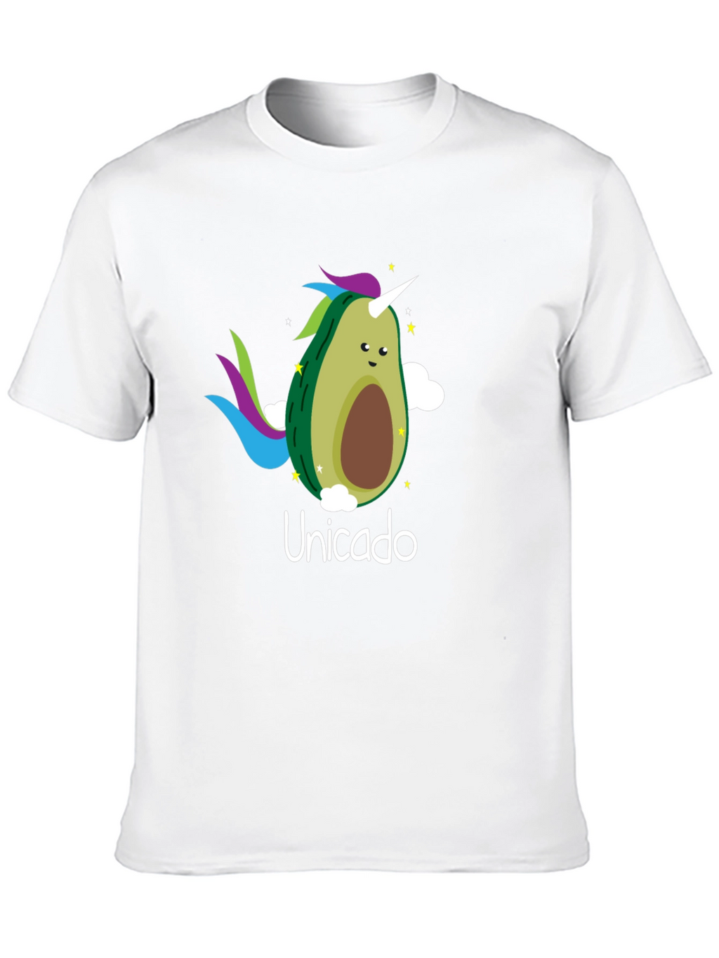 Unicado Avocado Unicorn Black T-Shirt