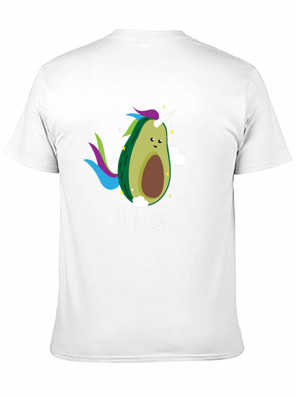 Unicado Avocado Unicorn Black T-Shirt