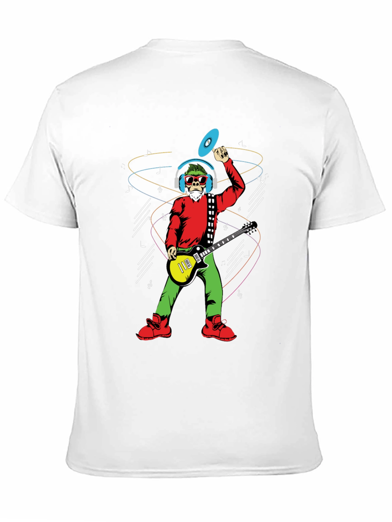 Groovy Santa T-Shirt - Musical Holiday Cheer