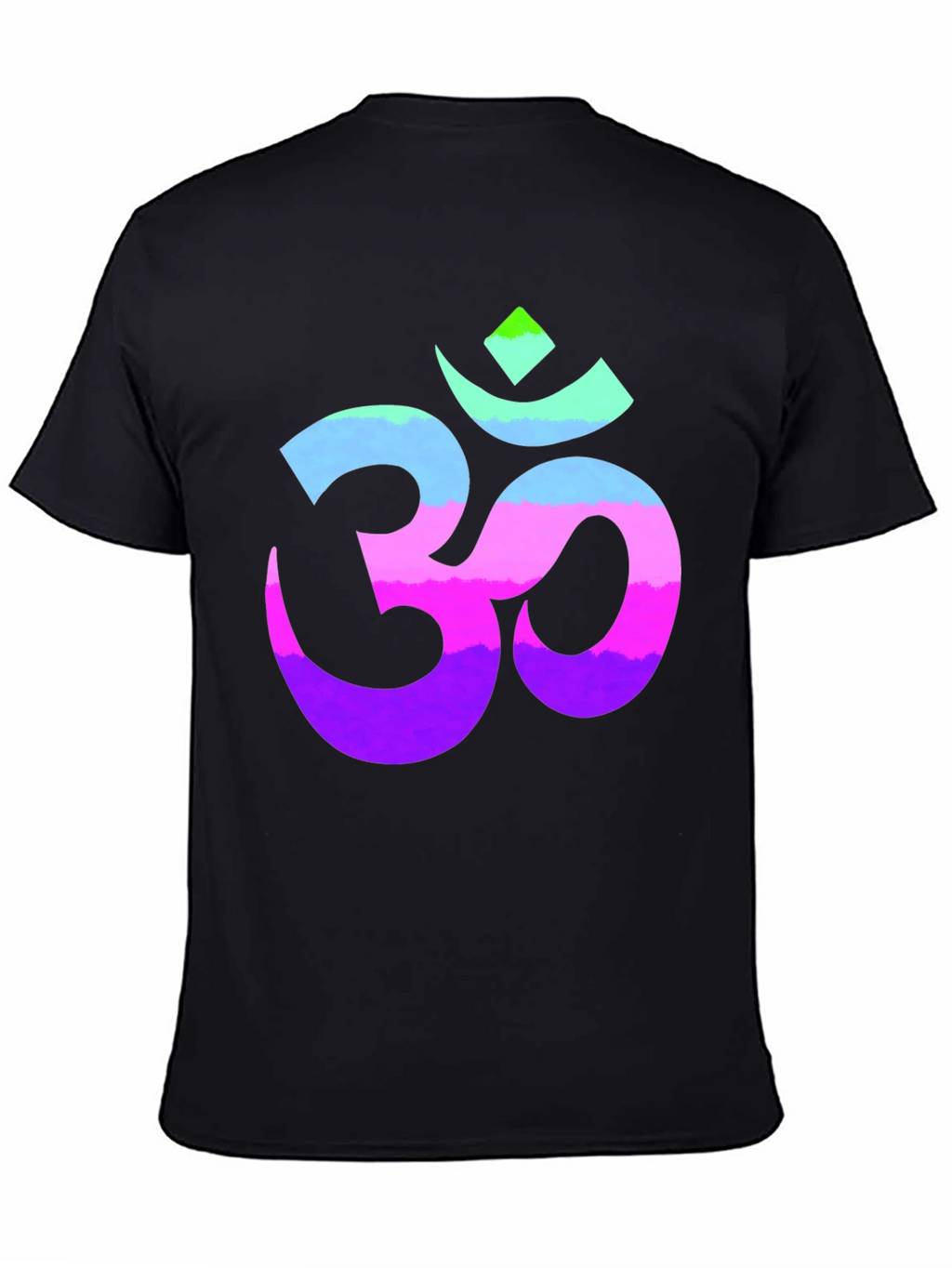 Om Symbol Graphic Tee - Spiritual Black T-Shirt