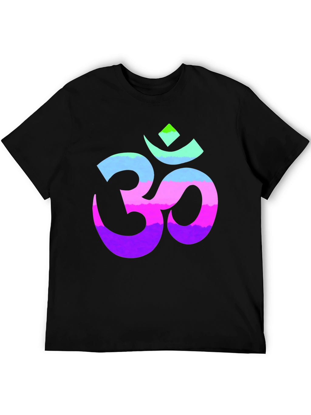 Om Symbol Graphic Tee - Spiritual Black T-Shirt