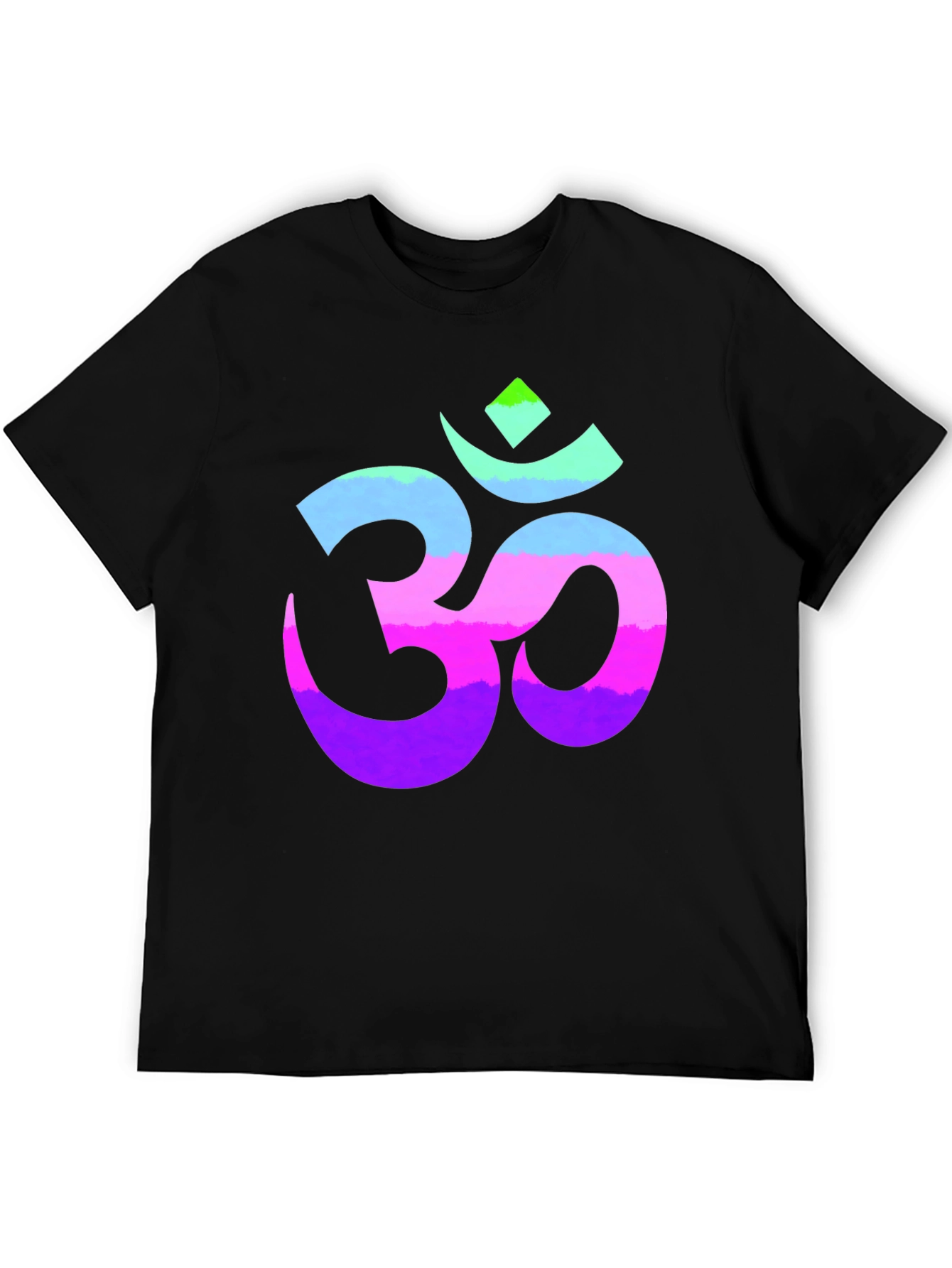 Om Symbol Graphic Tee - Spiritual Black T-Shirt