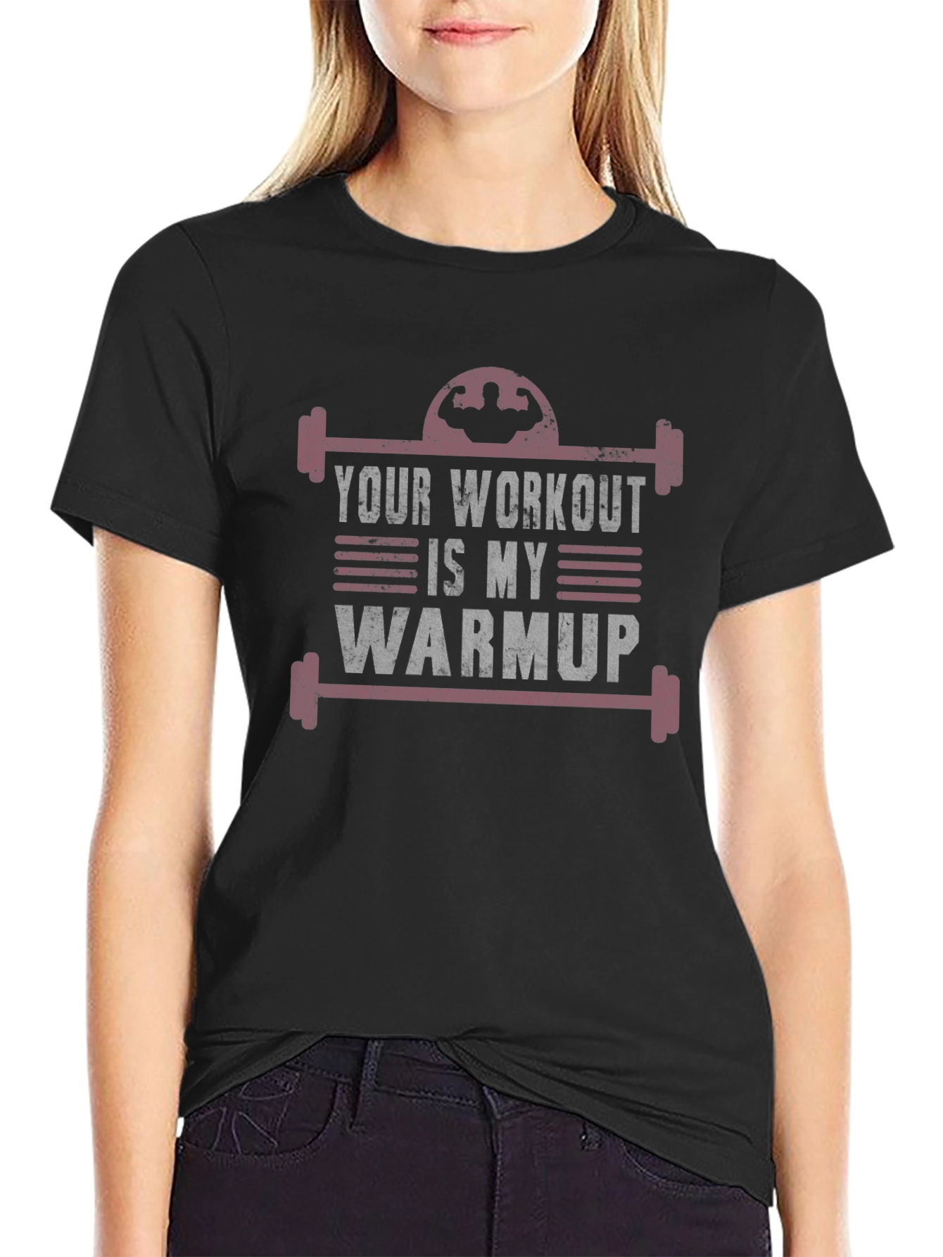 Workout Warmup Graphic T-Shirt - Gym Motivation