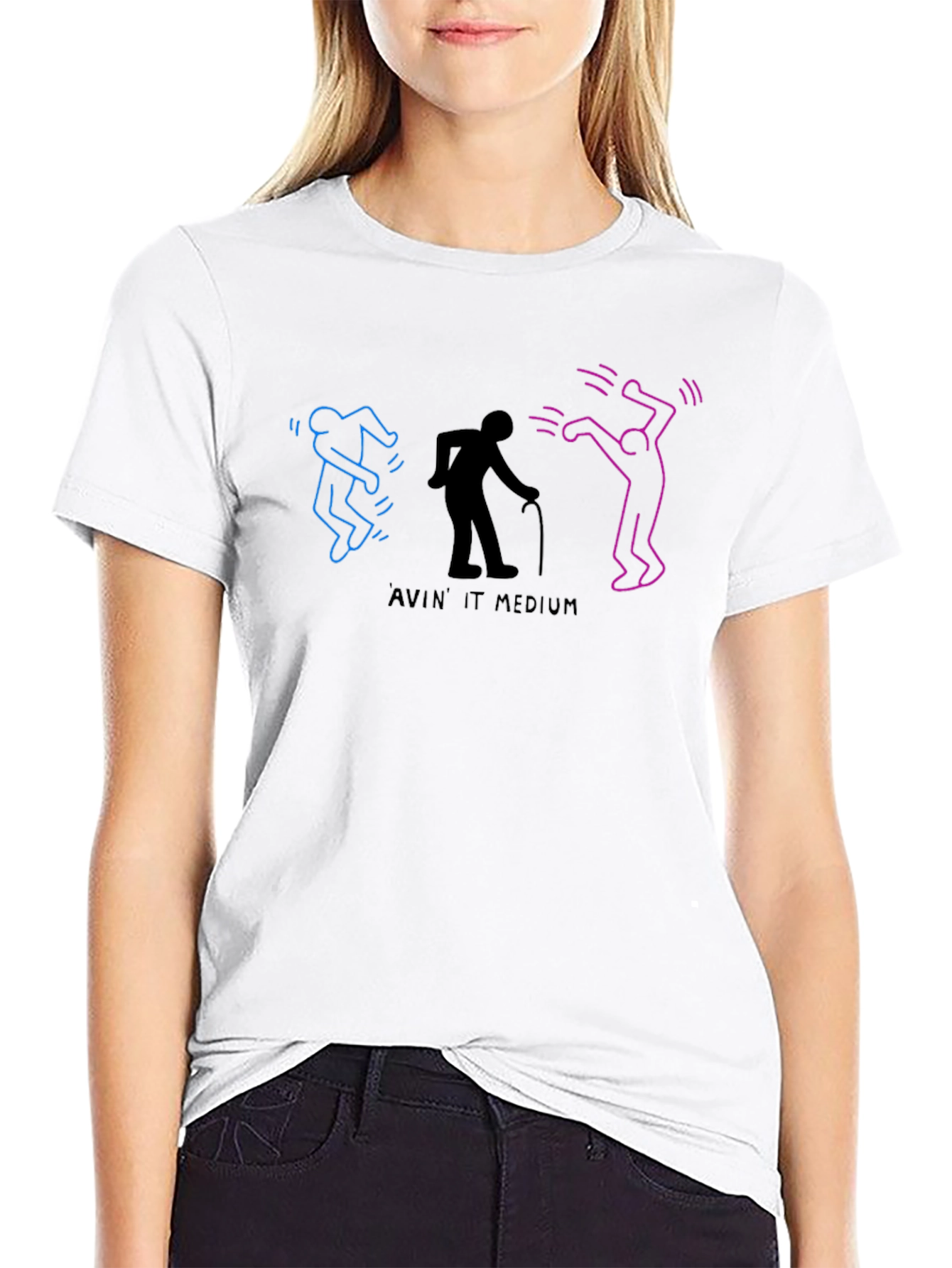 Aving It Medium Graphic Tee