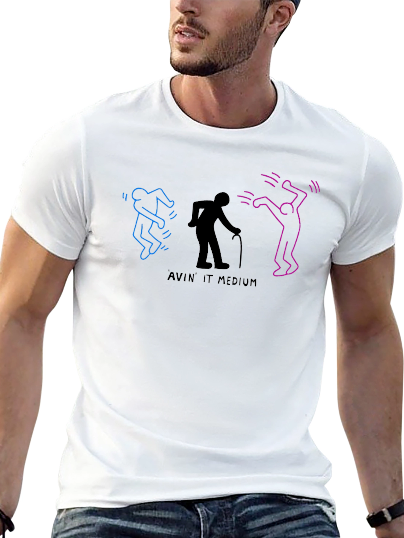 Aving It Medium Graphic Tee