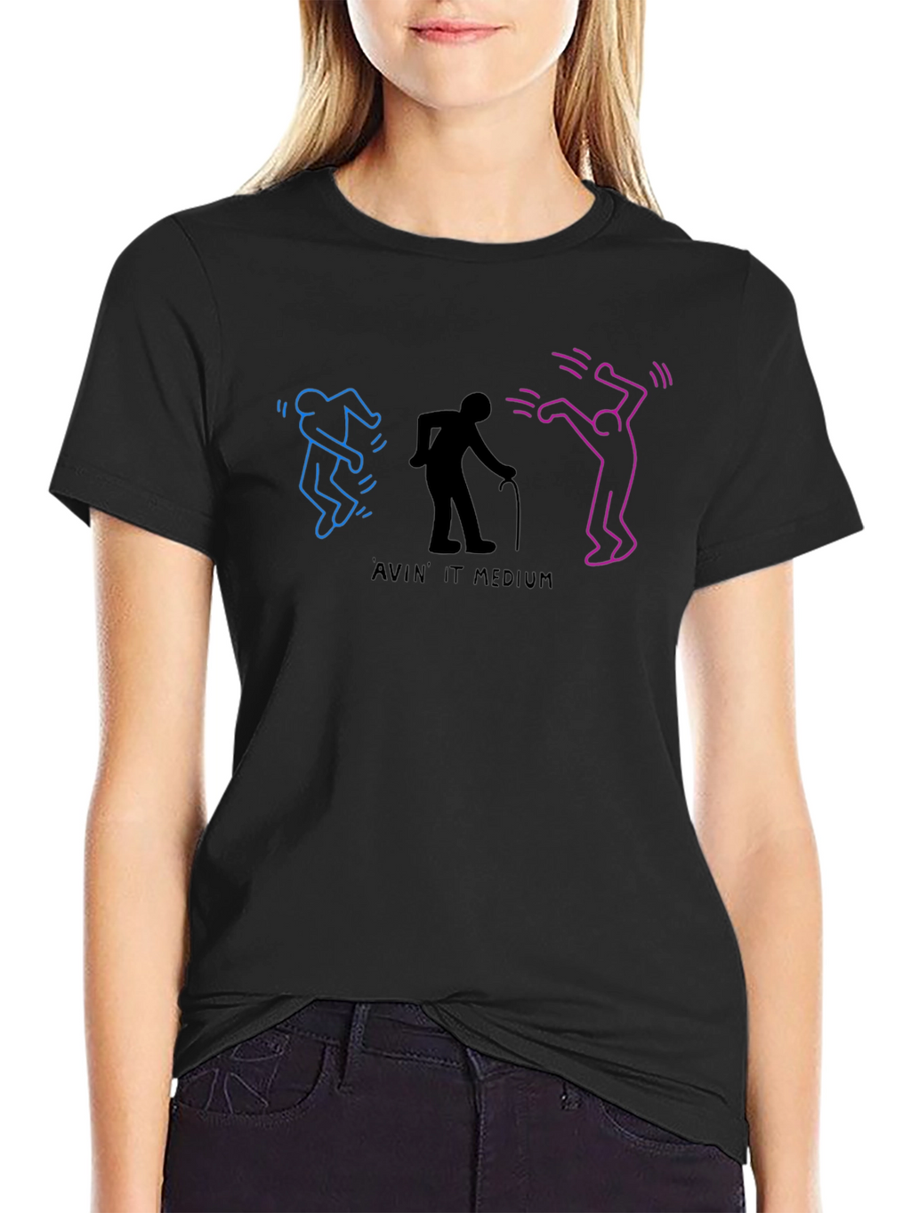 Aving It Medium Graphic Tee