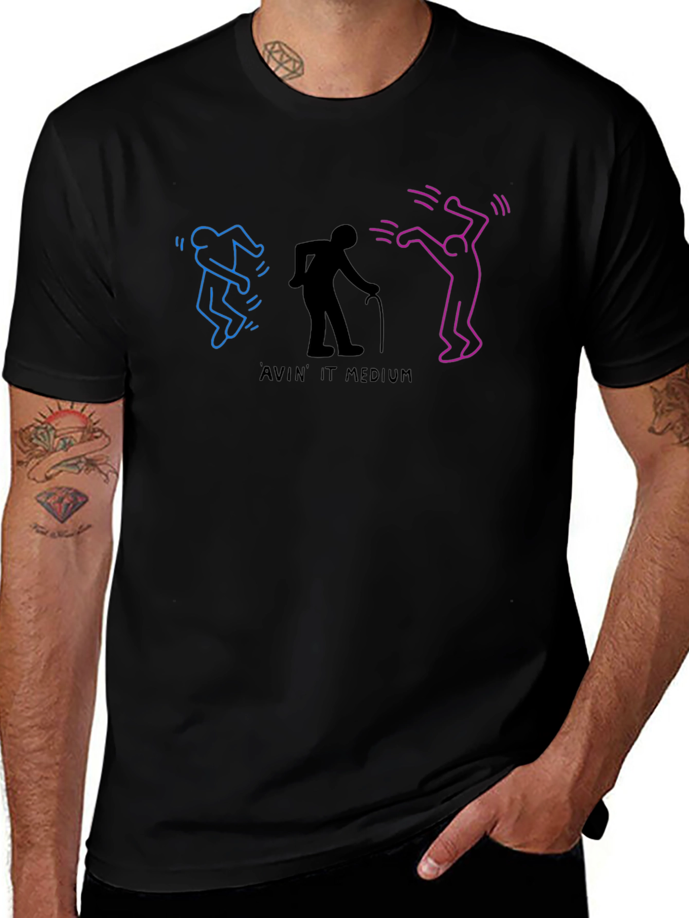 Aving It Medium Graphic Tee
