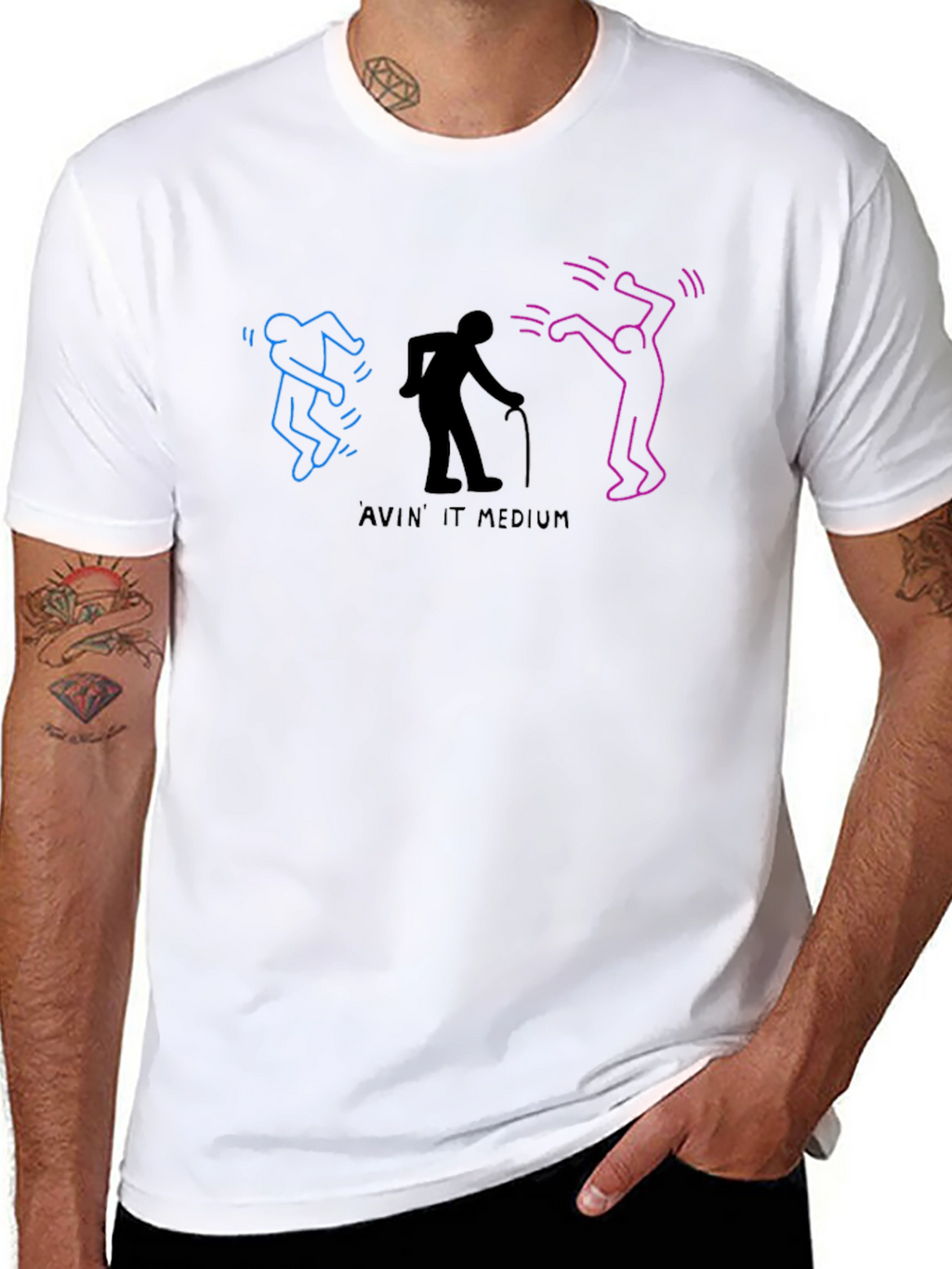 Aving It Medium Graphic Tee