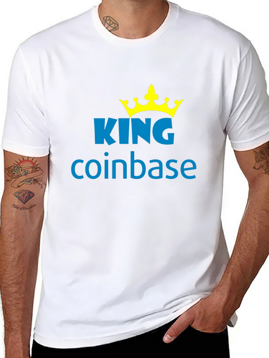 King Coinbase Black T-Shirt
