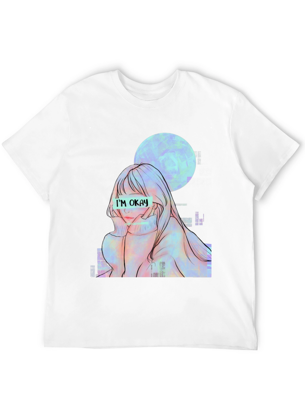 Im Okay Anime Girl Graphic Tee