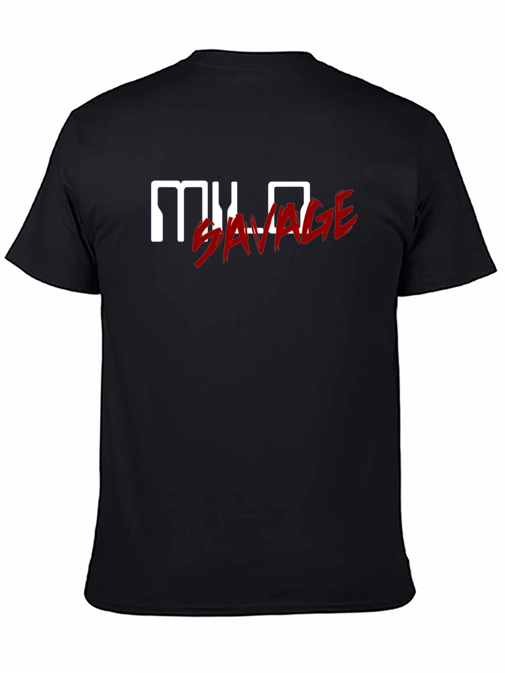 MYLO Savage Graphic Print Black T-Shirt