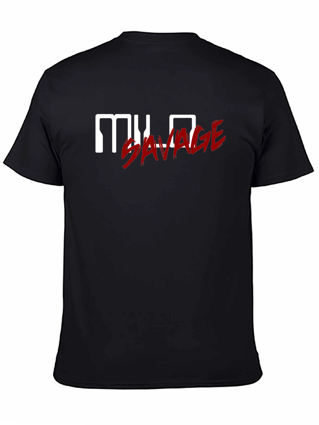 MYLO Savage Graphic Print Black T-Shirt
