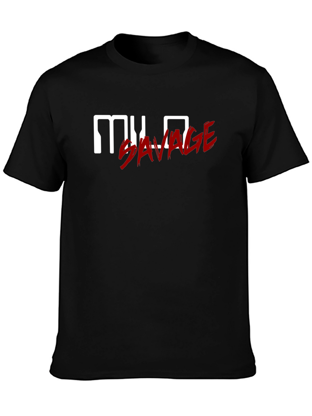 MYLO Savage Graphic Print Black T-Shirt