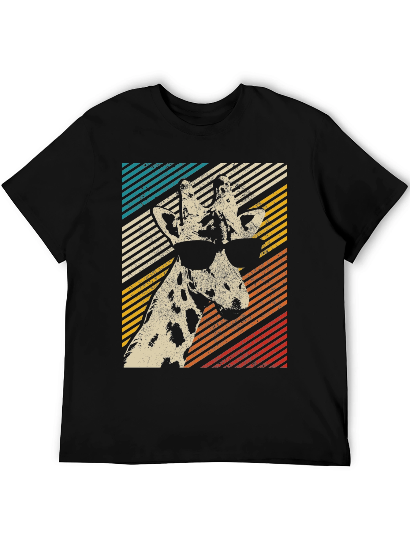 Cool Giraffe Retro T-Shirt