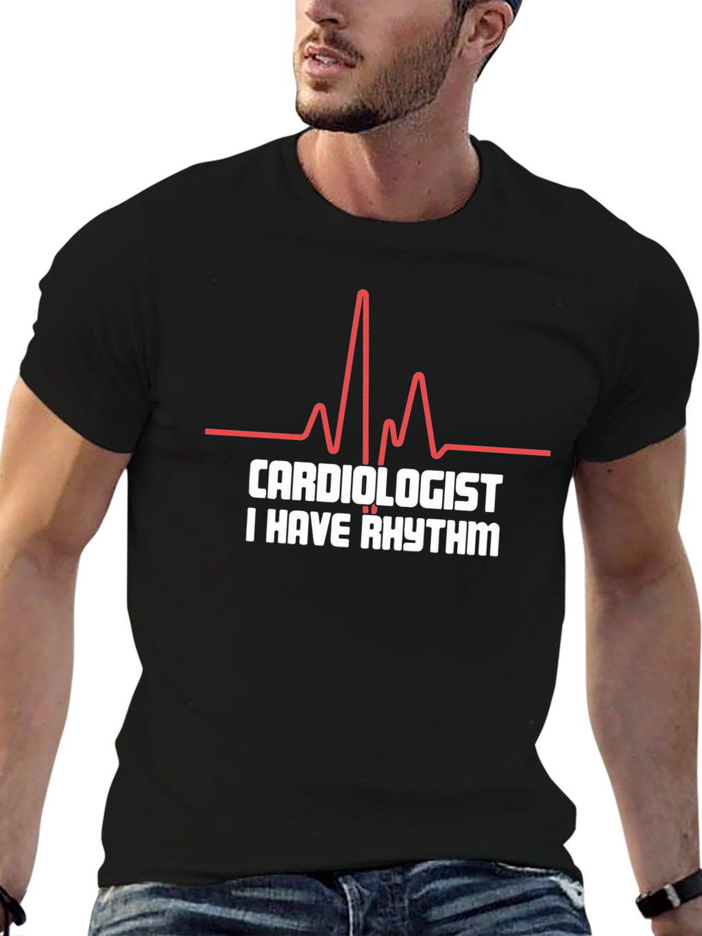 Cardiologist Rhythm Tee - Medical Humor T-Shirt