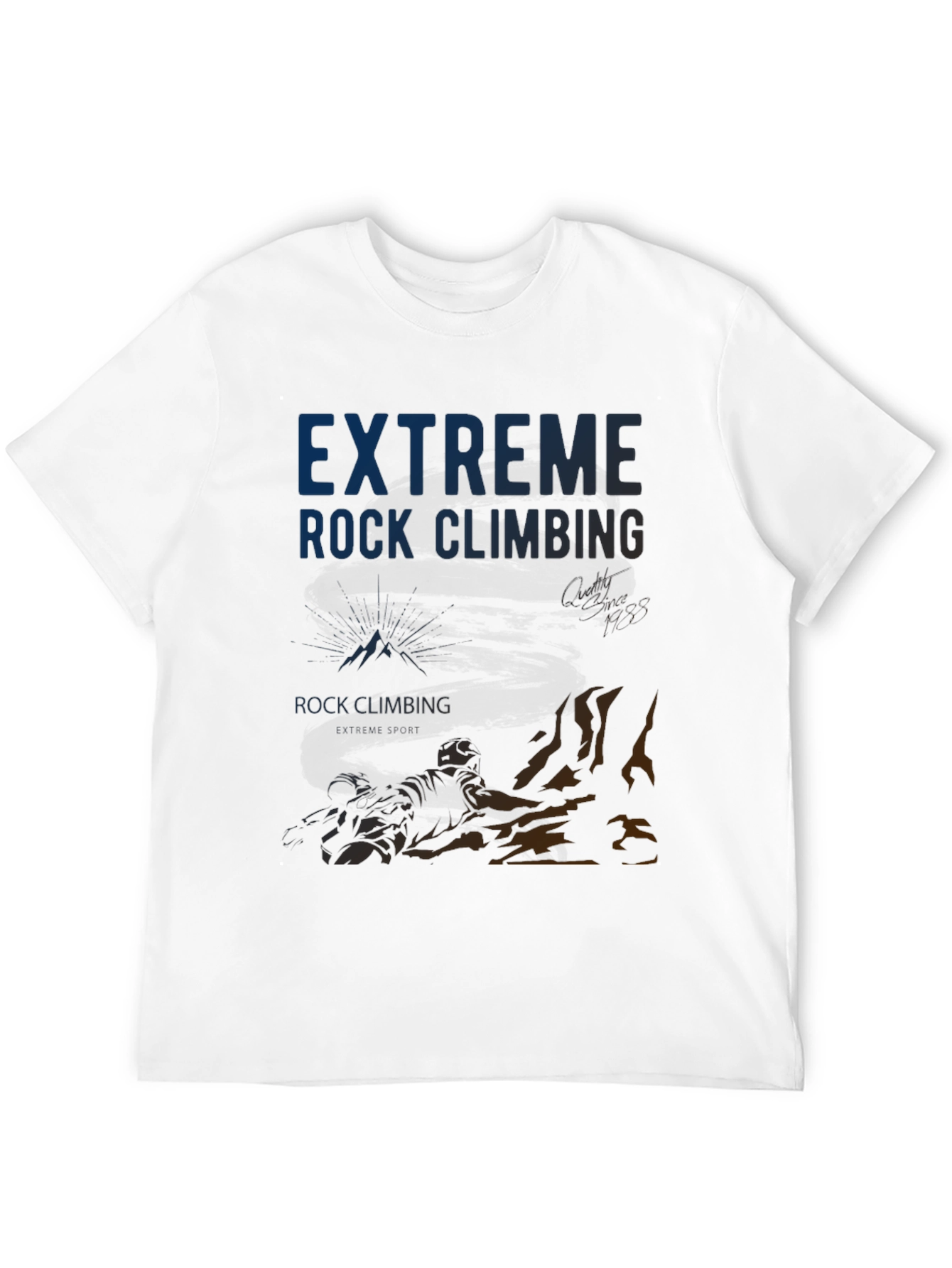 Extreme Rock Climbing T-Shirt - Adventure Tee