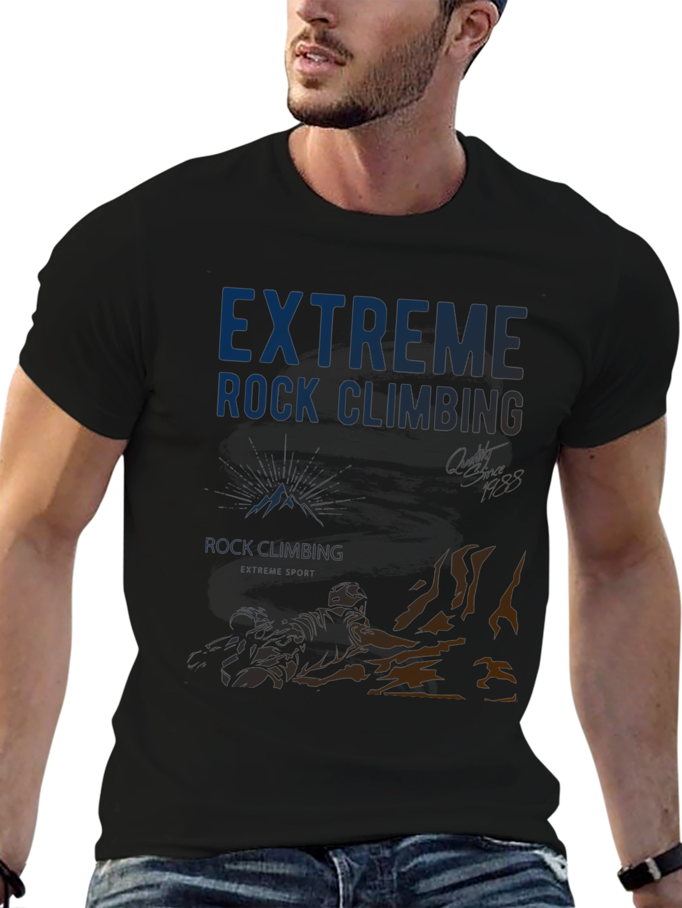 Extreme Rock Climbing T-Shirt - Adventure Tee