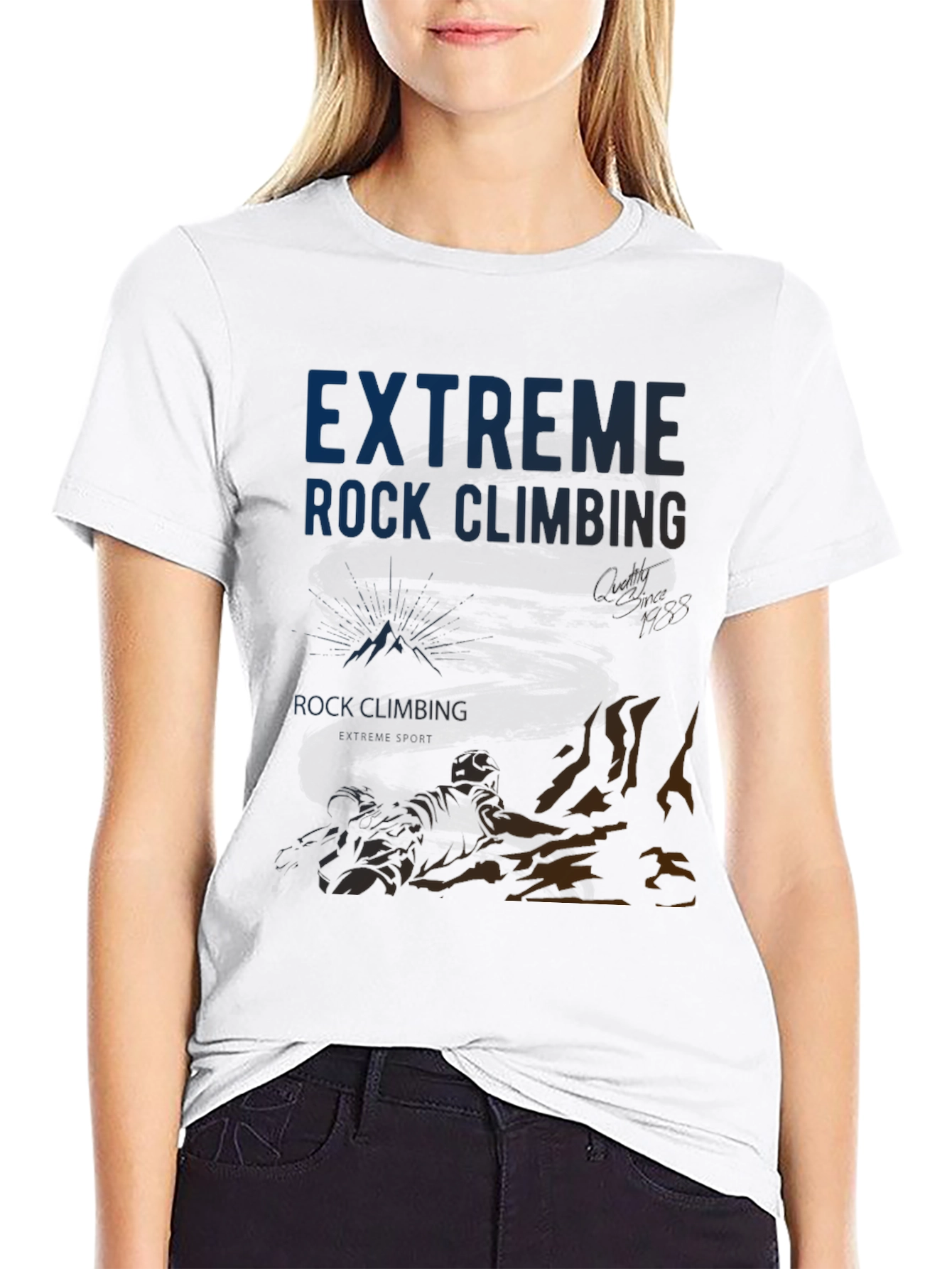 Extreme Rock Climbing T-Shirt - Adventure Tee