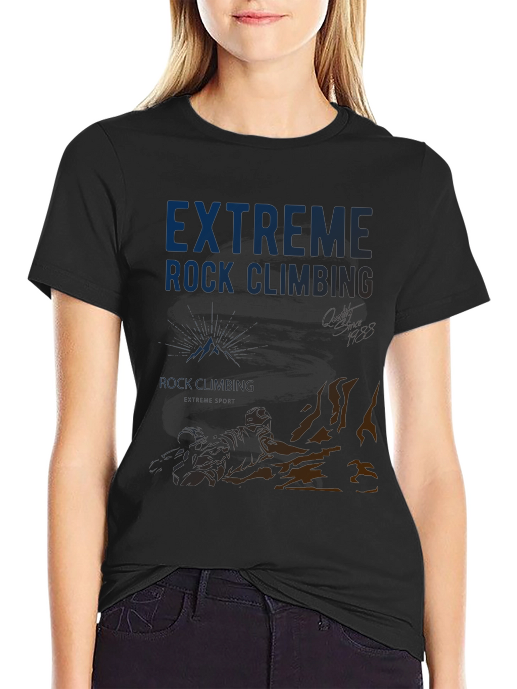 Extreme Rock Climbing T-Shirt - Adventure Tee