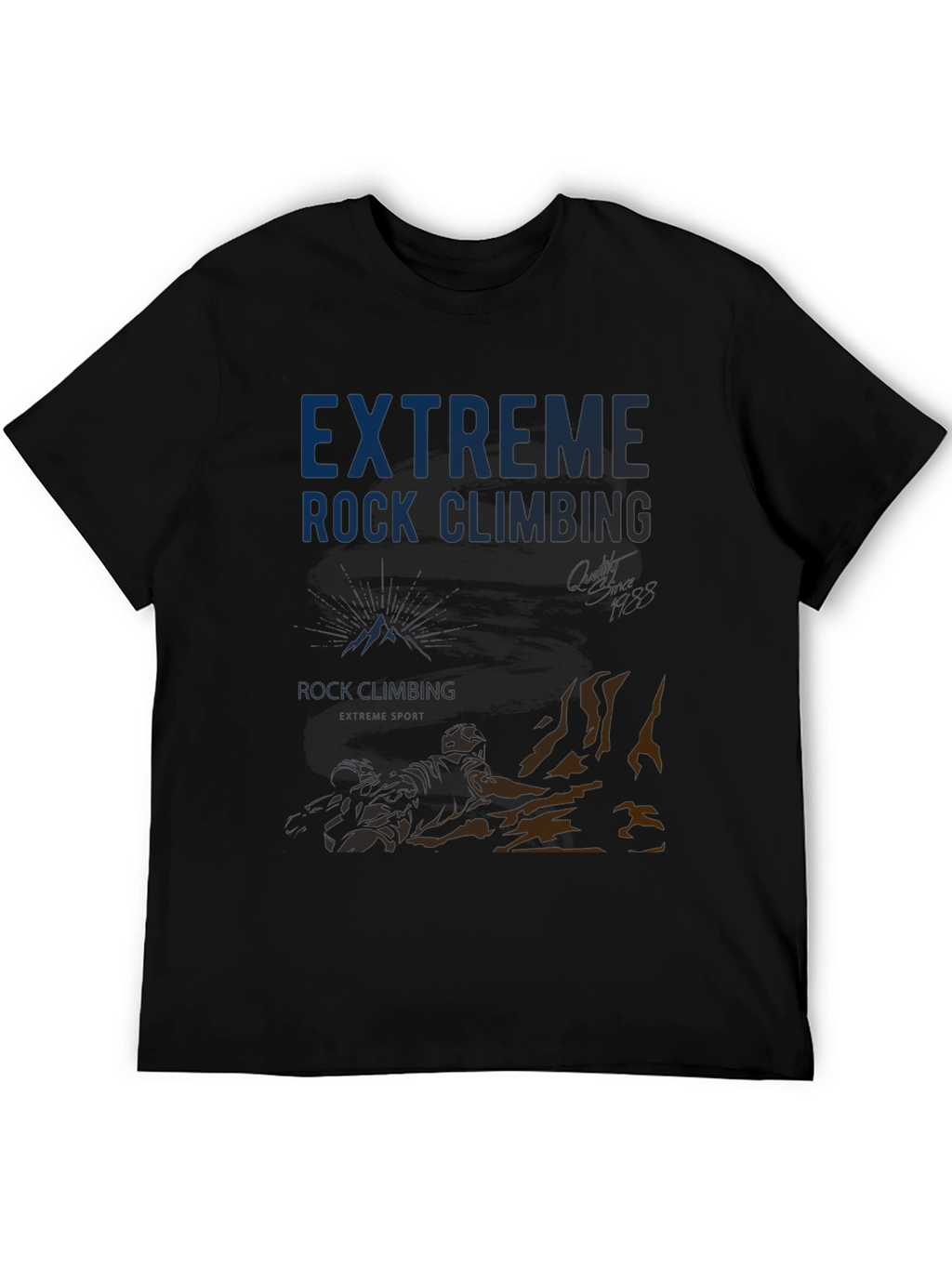 Extreme Rock Climbing T-Shirt - Adventure Tee