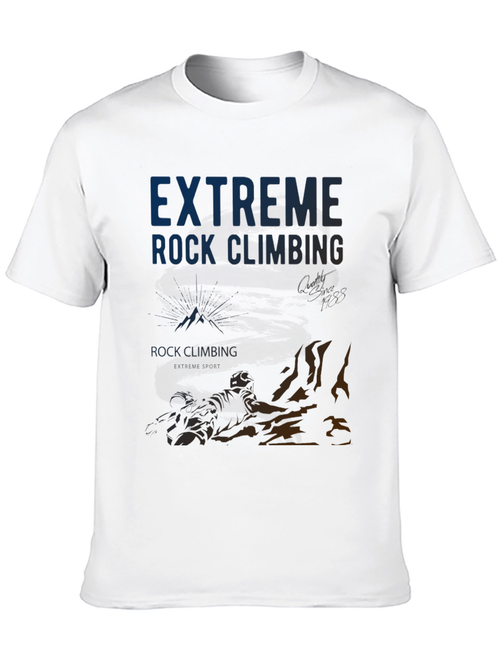 Extreme Rock Climbing T-Shirt - Adventure Tee