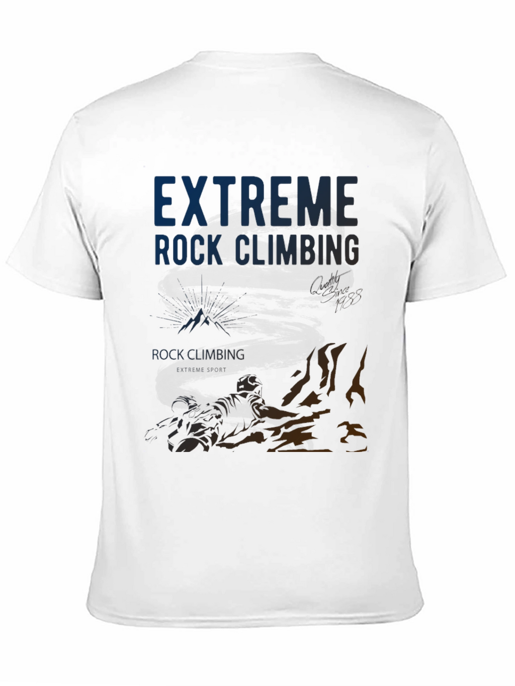 Extreme Rock Climbing T-Shirt - Adventure Tee