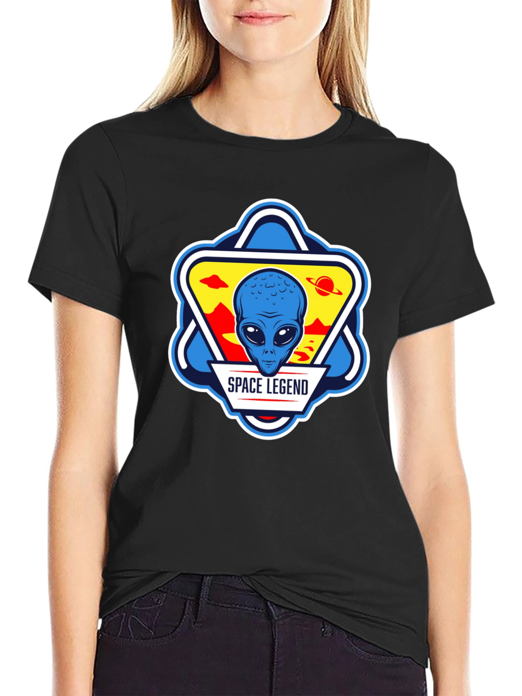 Space Legend Alien Graphic T-Shirt