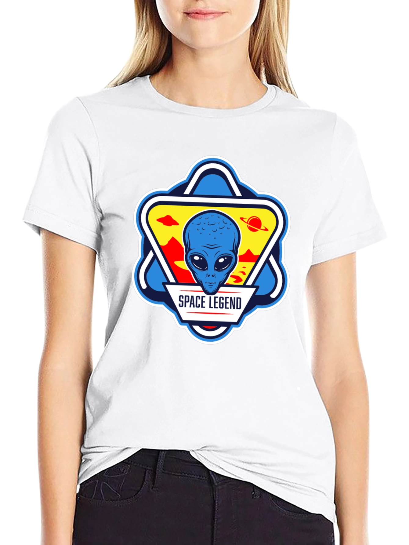 Space Legend Alien Graphic T-Shirt