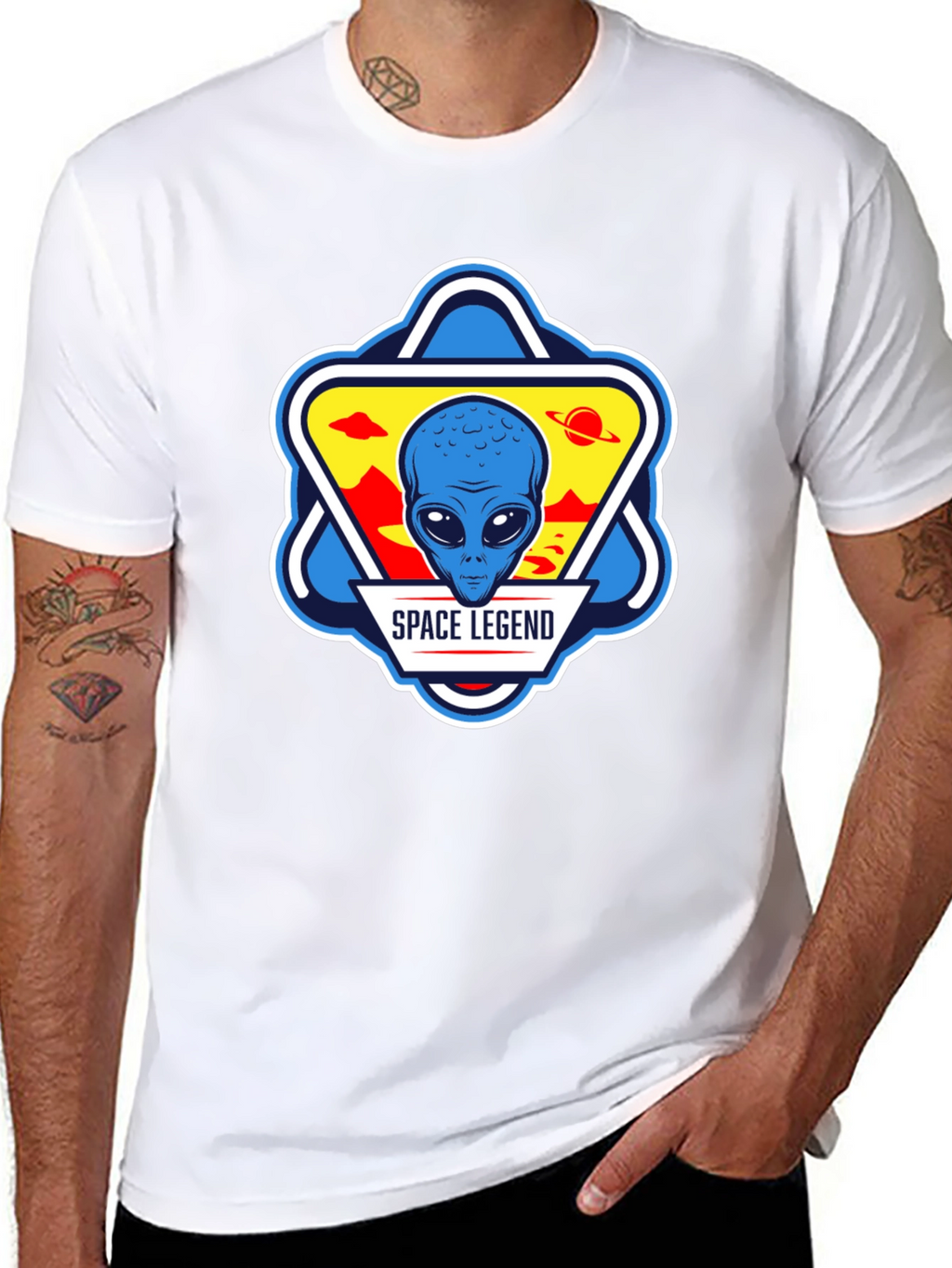 Space Legend Alien Graphic T-Shirt