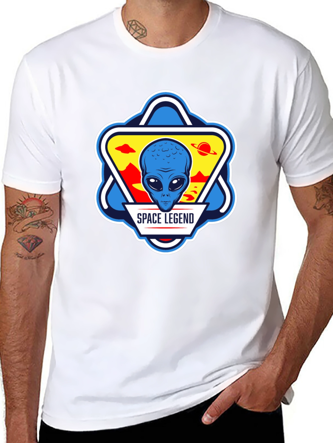 Space Legend Alien Graphic T-Shirt