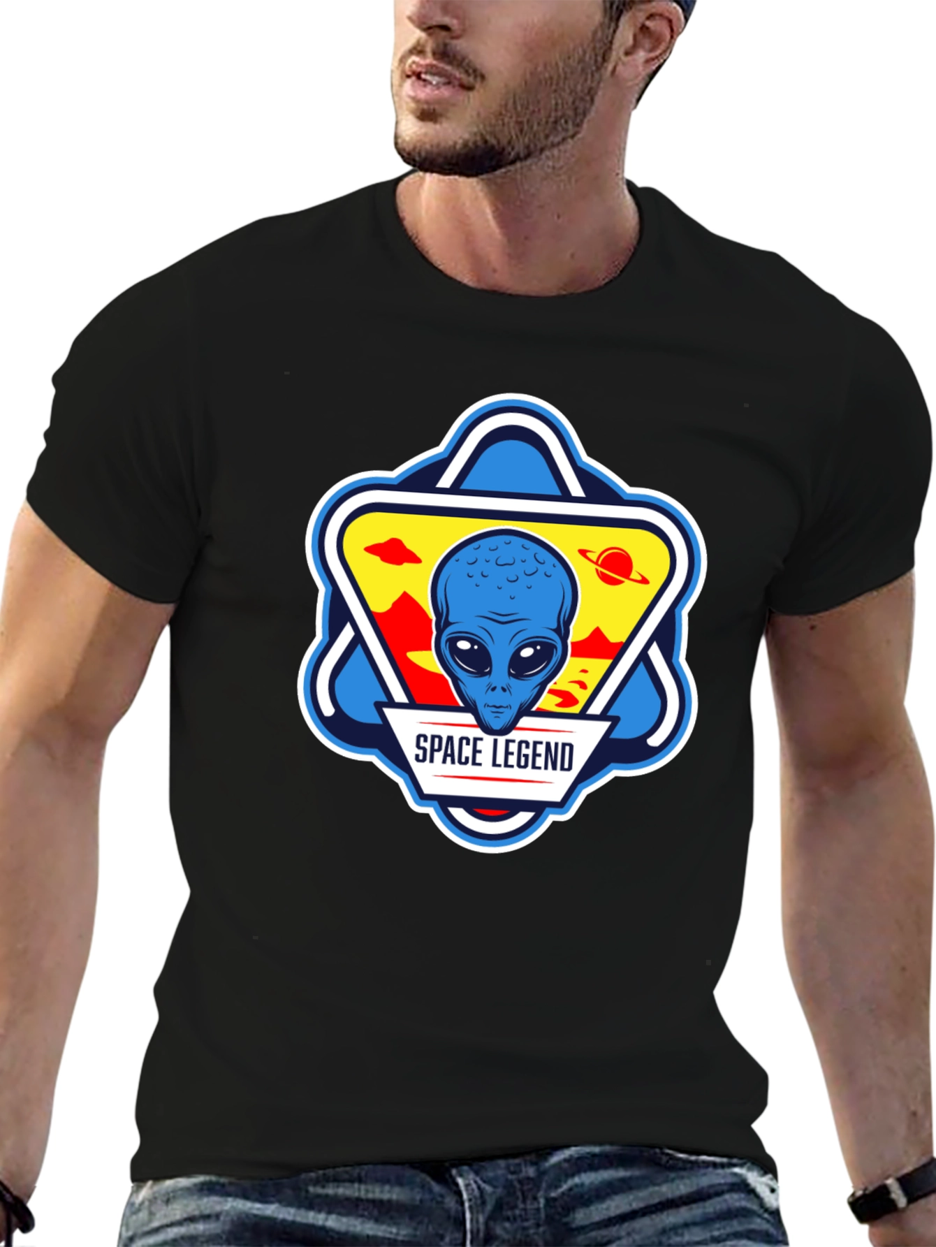 Space Legend Alien Graphic T-Shirt