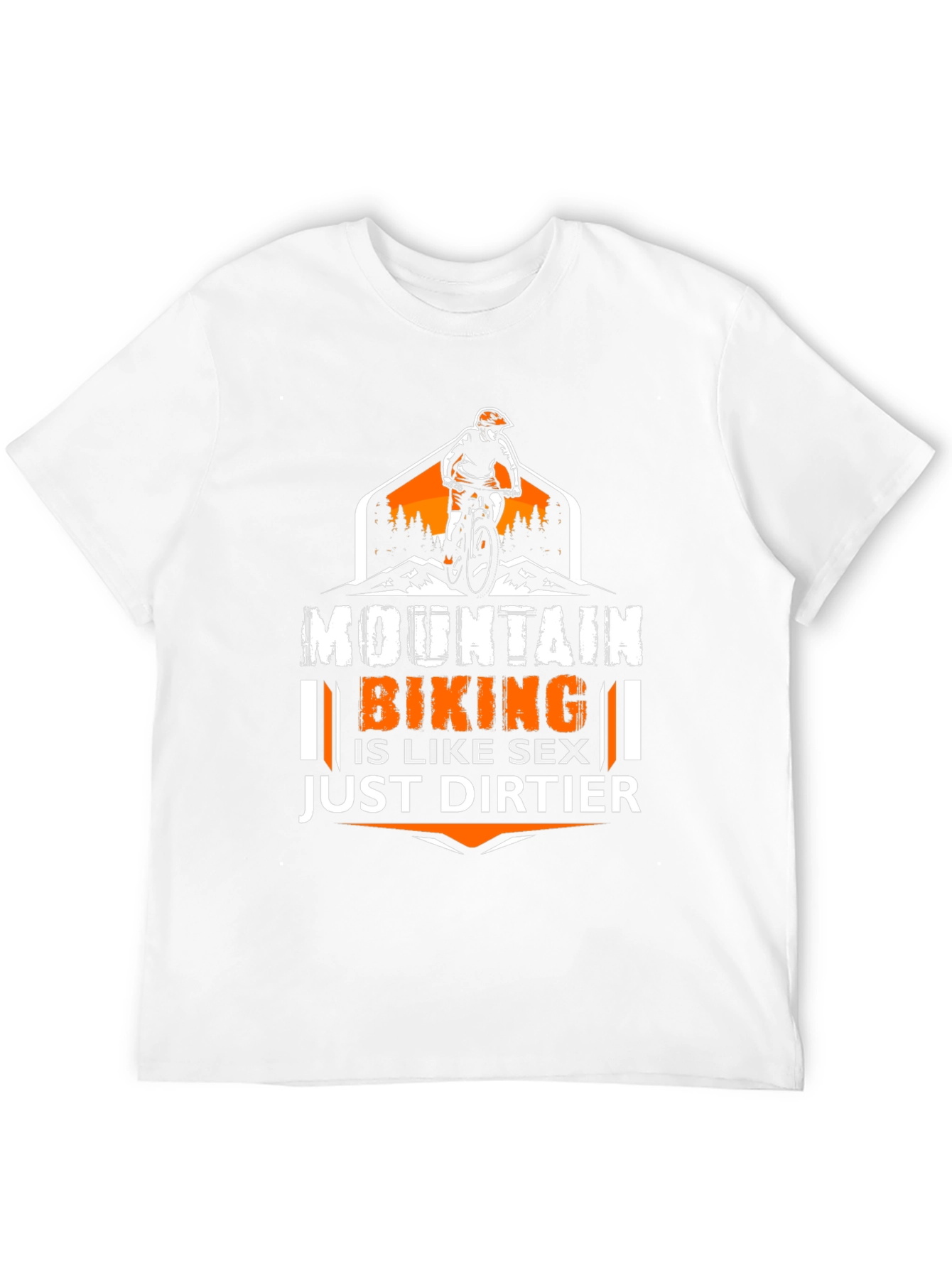 Mountain Biking Graphic Tee - Just Dirtier!