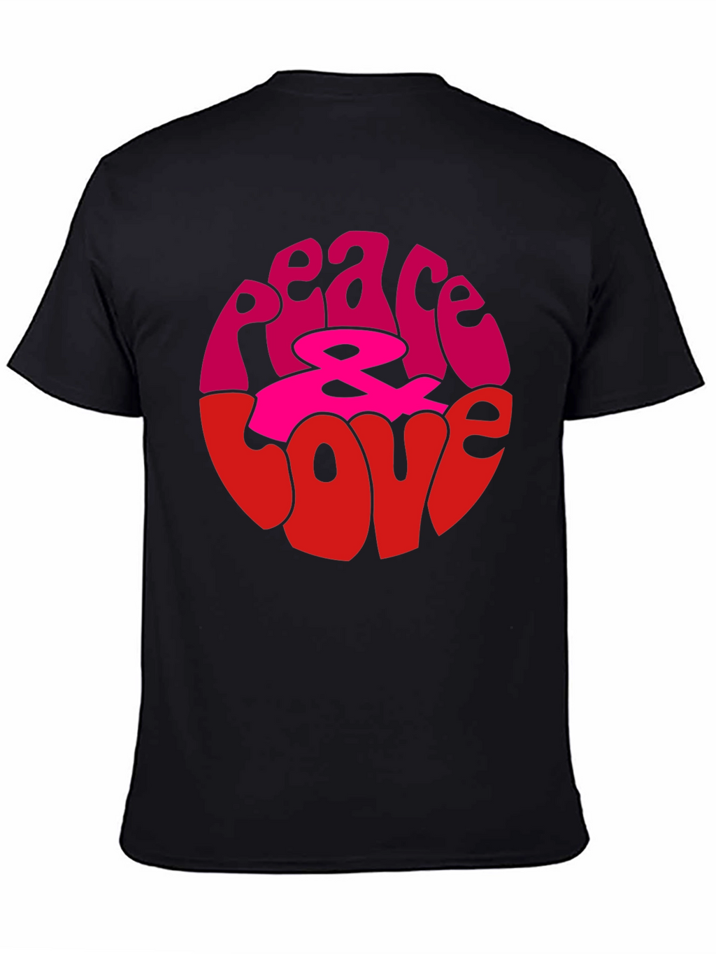 Peace & Love Graphic Tee - Retro Style