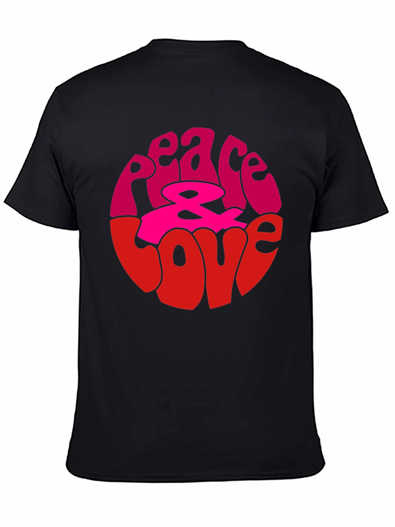 Peace & Love Graphic Tee - Retro Style