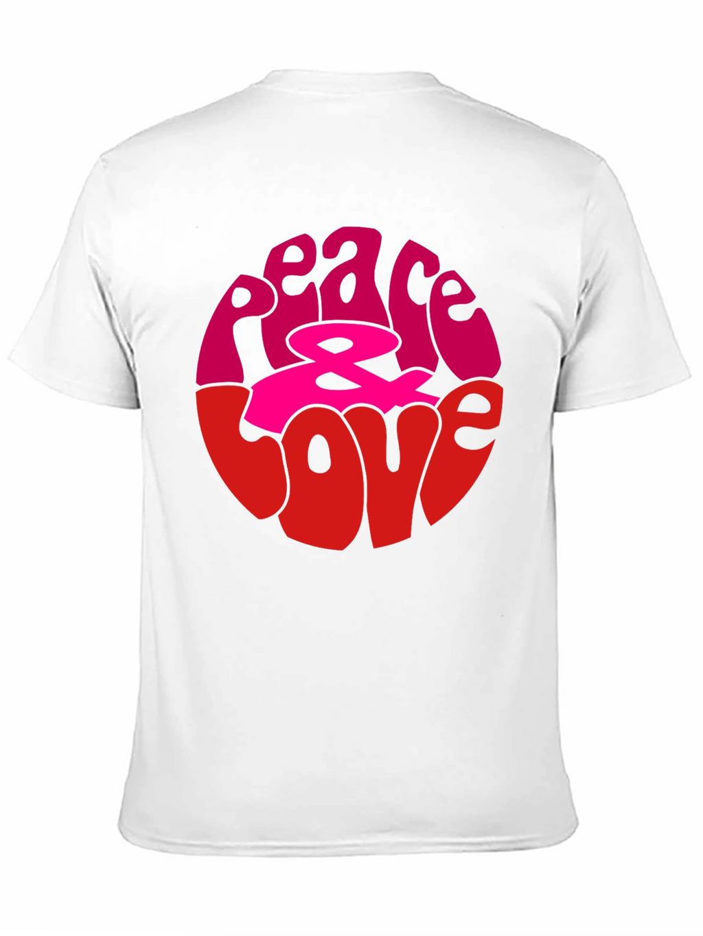 Peace & Love Graphic Tee - Retro Style