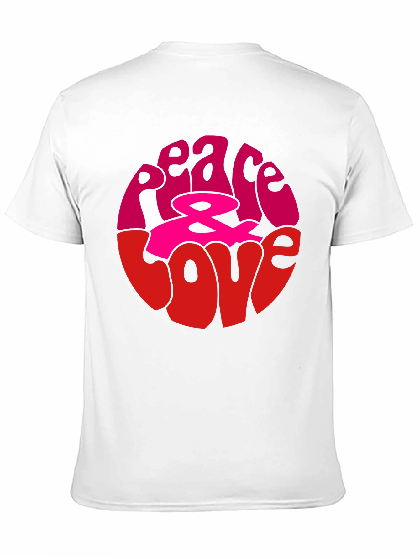 Peace & Love Graphic Tee - Retro Style